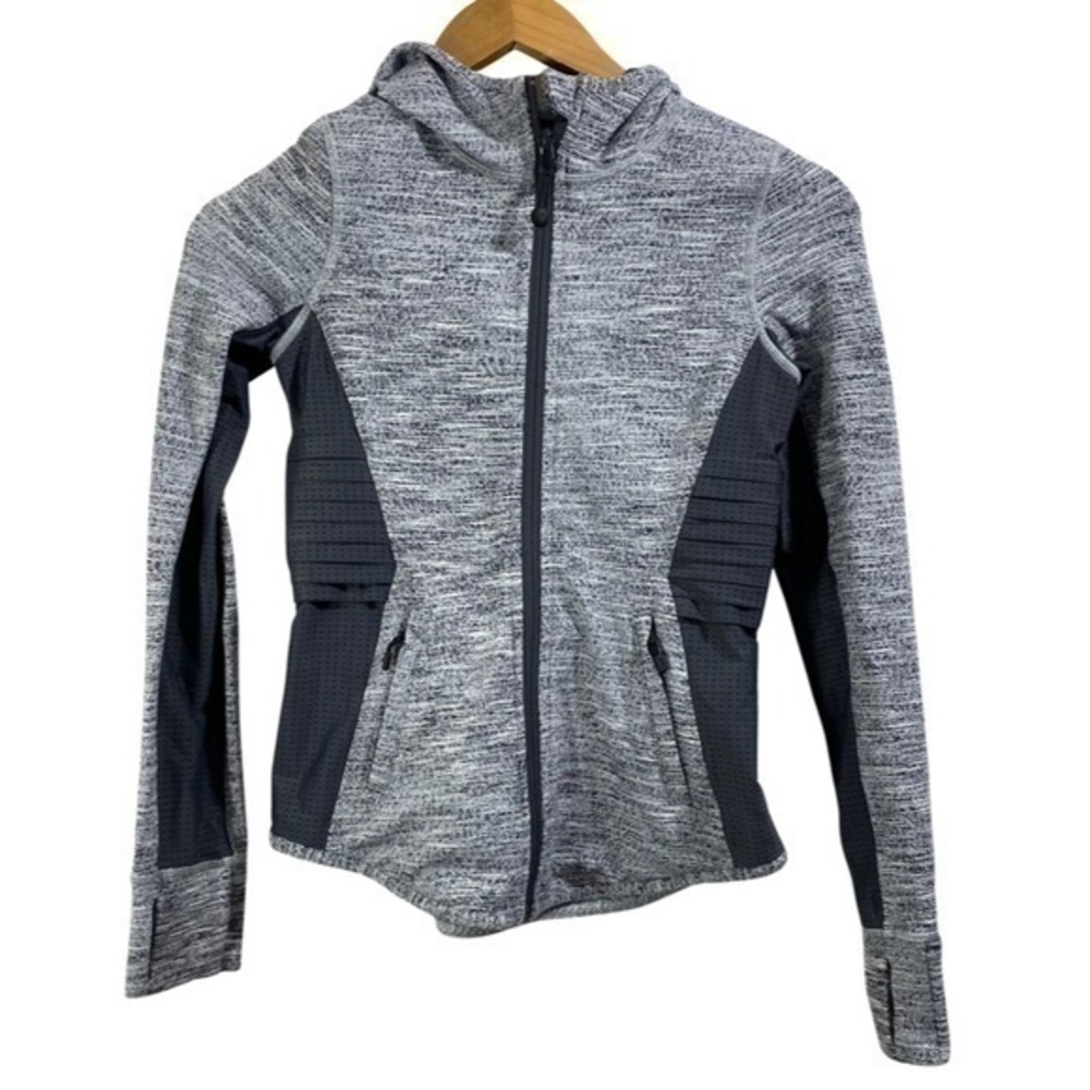 Ivivva Best Self Heathered Gray Jacket Size 10 Color Gray